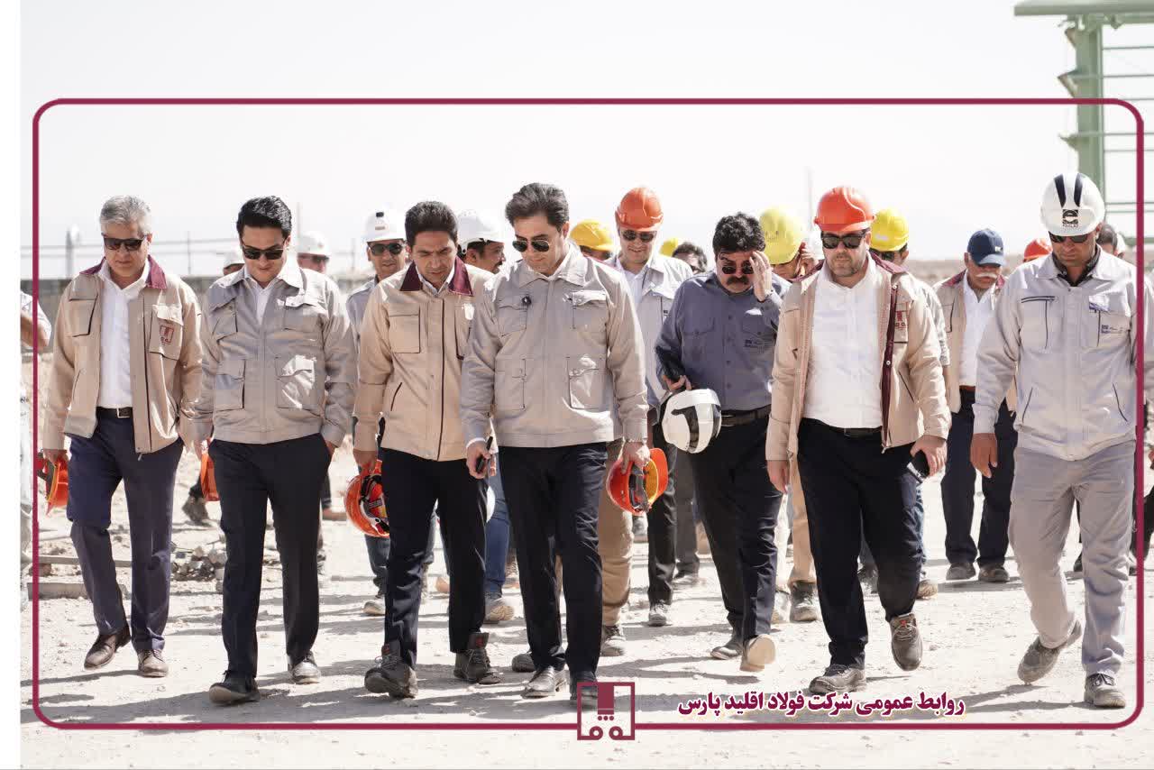 توافق کارفرما و پیمانکار برای فعال‌سازی تمام ظرفیت پروژه فولاد اقلید پارس